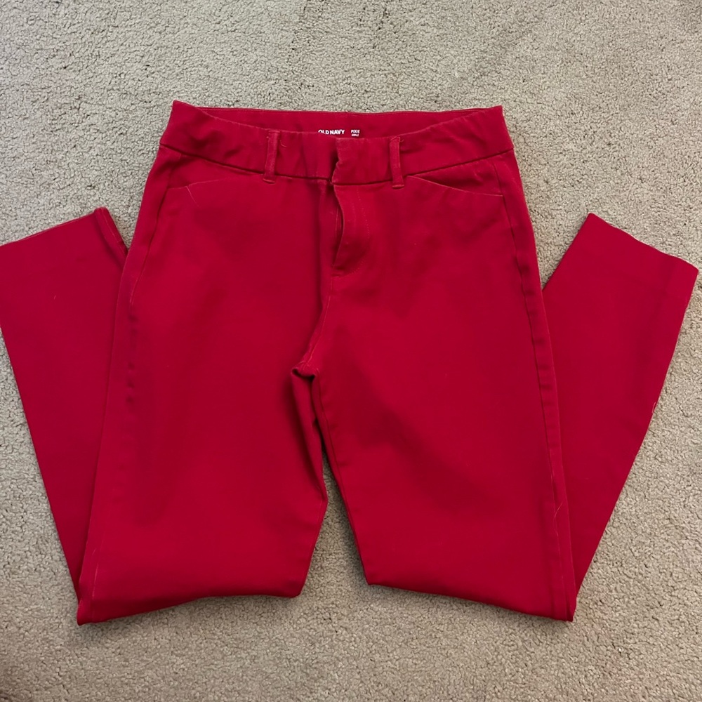 Old Navy Petite | red dress pants
